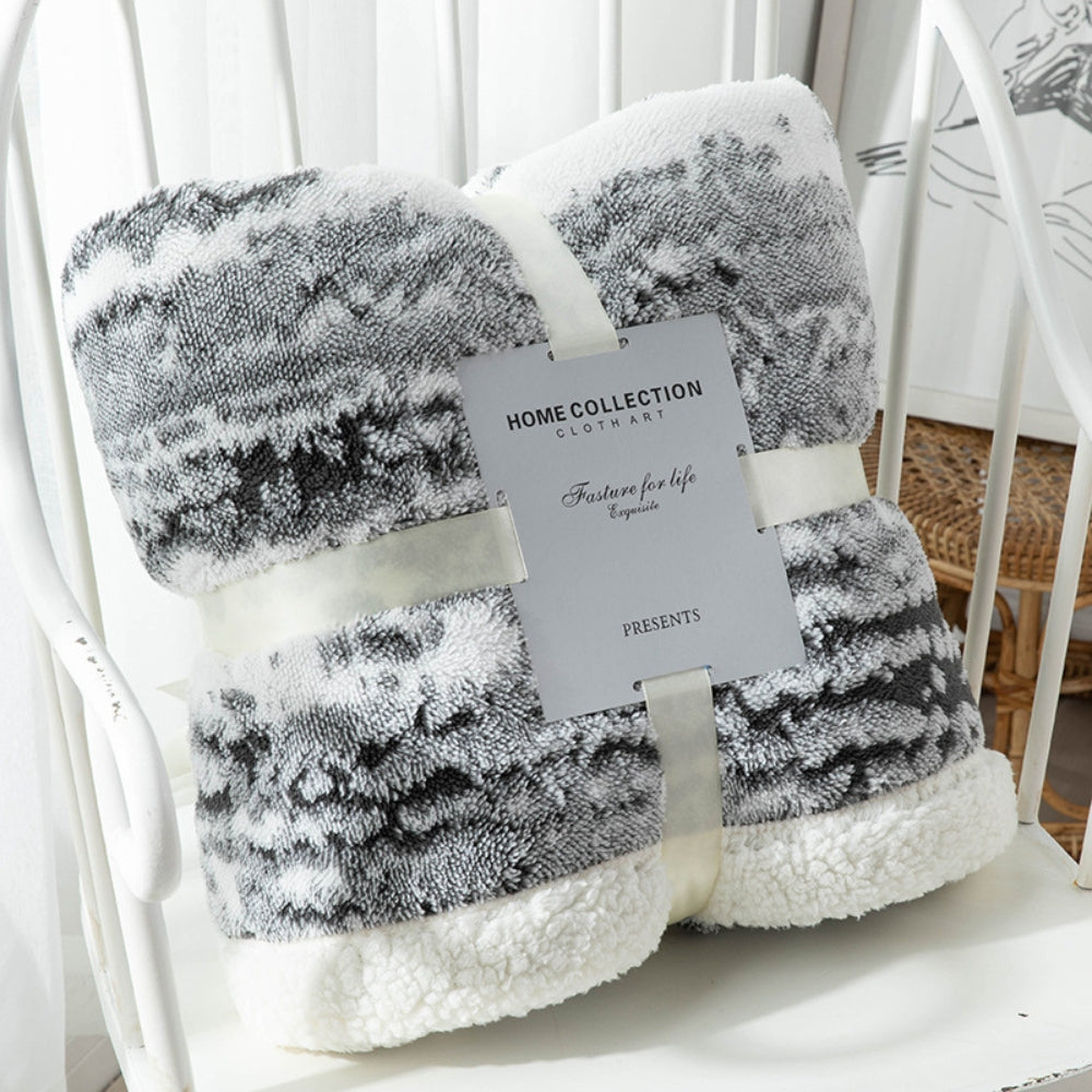 Weiche Velvet Sherpa Decke für Komfort und Wärme 3