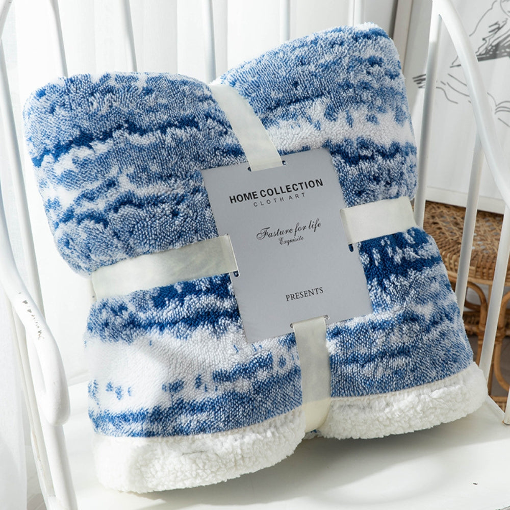 Weiche Velvet Sherpa Decke für Komfort und Wärme 4