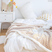 Weiche Waffel Sherpa Decke für ultimativen Komfort und Wärme 6