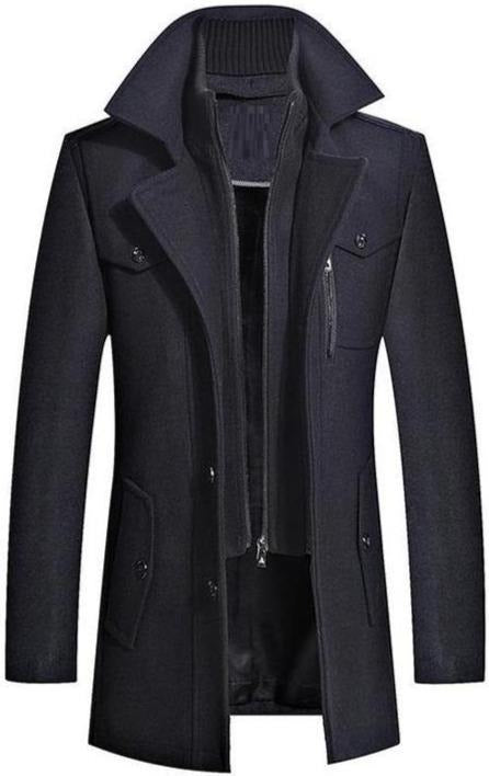 Erwin | Eleganter Herren Wollmantel für den Winter