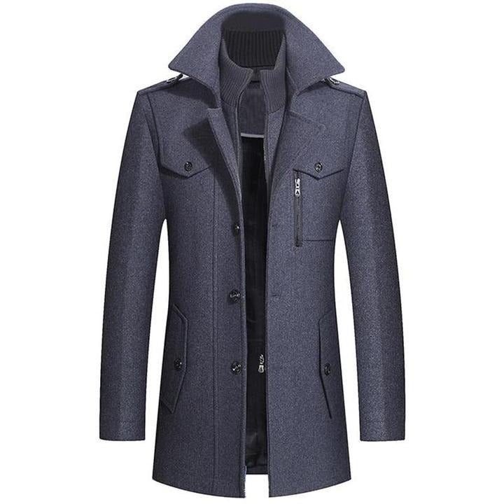 Erwin | Eleganter Herren Wollmantel für den Winter