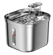 Katzentrinkbrunnen aus Edelstahl