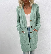 Anna | Kuscheliger Teddy-Cardigan mit Stilvollen Taschen