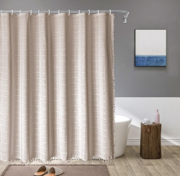 Boho Bauernhaus Duschvorhang