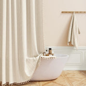 Boho Bauernhaus Duschvorhang