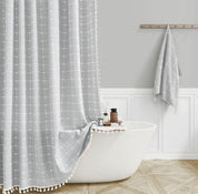 Boho Bauernhaus Duschvorhang