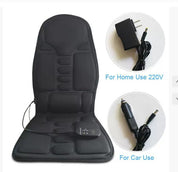 Massagesitzkissen mit 5 Massagepunkten und beheiztem Nackenkissen für Auto und Zuhause