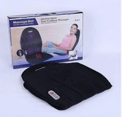 Massagesitzkissen mit 5 Massagepunkten und beheiztem Nackenkissen für Auto und Zuhause