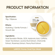 Reviveeyes - Schneckenaugenmaske für dunkle Ringe und Schwellungen