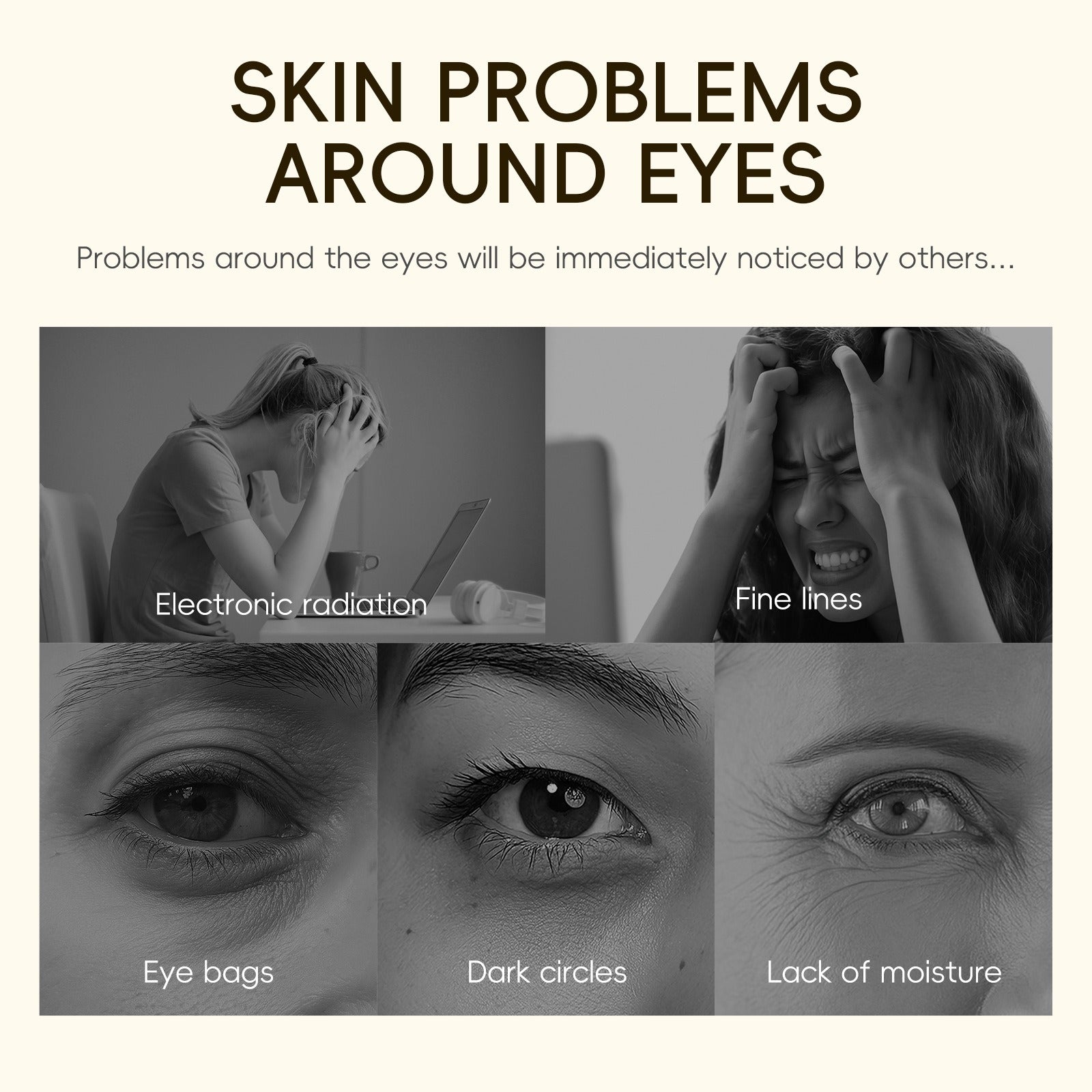 Reviveeyes - Schneckenaugenmaske für dunkle Ringe und Schwellungen