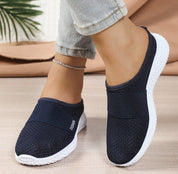 RINA | Slip-On Damensneaker mit Klettverschluss