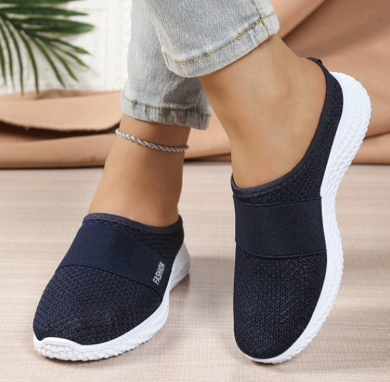 RINA | Slip-On Damensneaker mit Klettverschluss