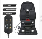 Massagesitzkissen mit 5 Massagepunkten und beheiztem Nackenkissen für Auto und Zuhause