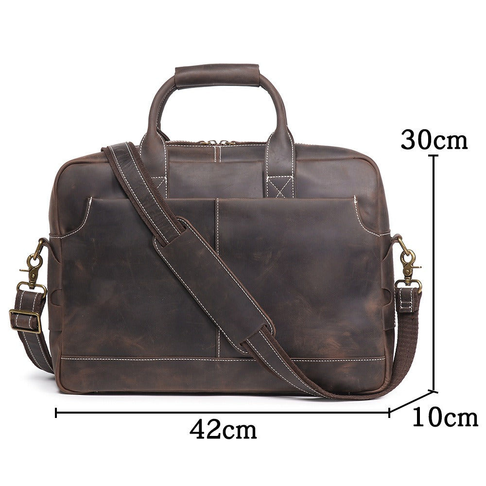 Luca | Luxuriöse Leder Crossbody Reis Messenger Tasche