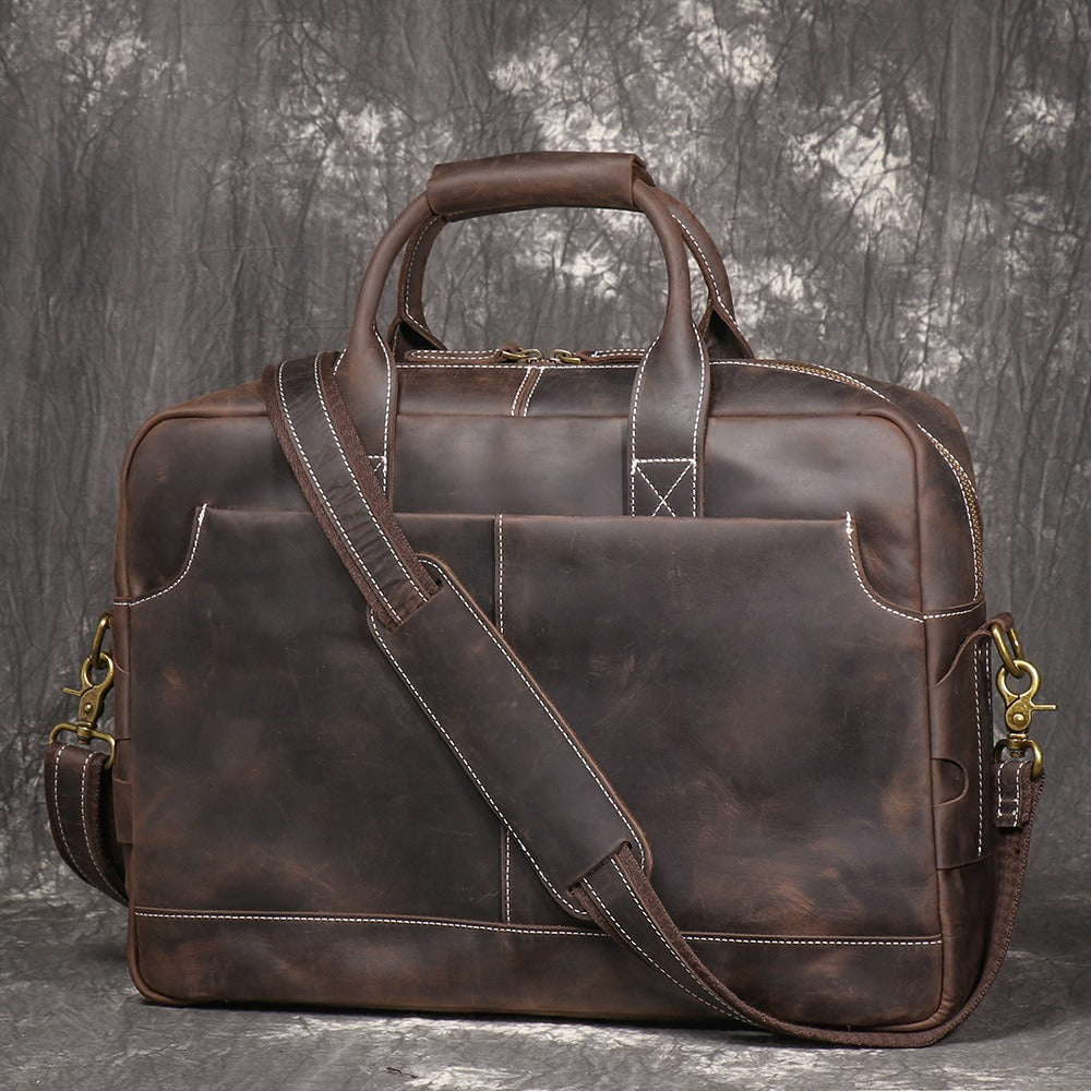 Luca | Luxuriöse Leder Crossbody Reis Messenger Tasche