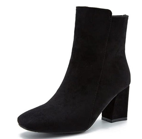 Stiefeletten mit klobigem Blockabsatz – Jamie