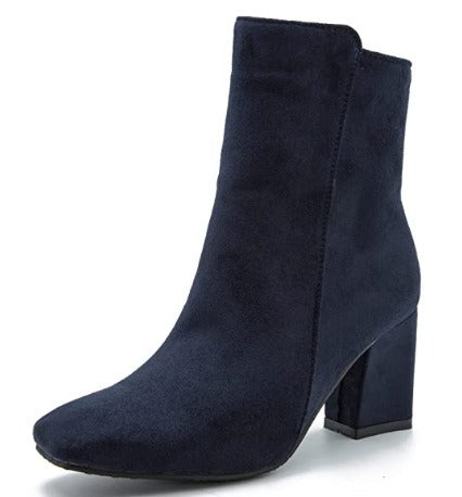 Stiefeletten mit klobigem Blockabsatz – Jamie