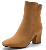 Stiefeletten mit klobigem Blockabsatz – Jamie