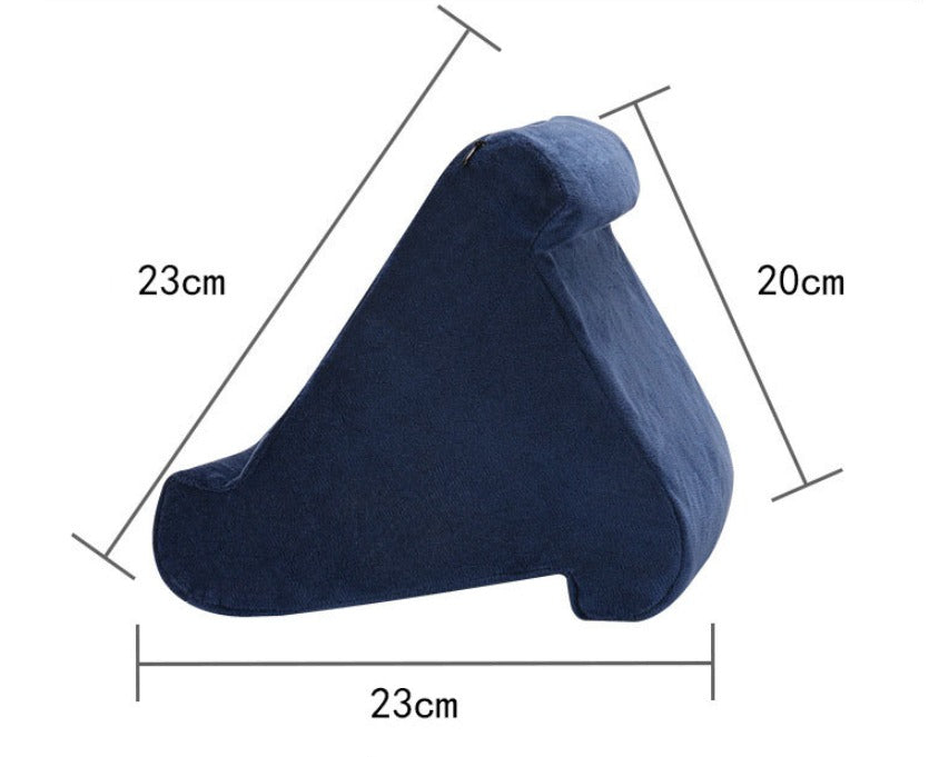 Einstellbarer Tablet -Standhalter mit weichem Stoff Design für iPad und Tablets - perfekt zum Lesen und Filmen