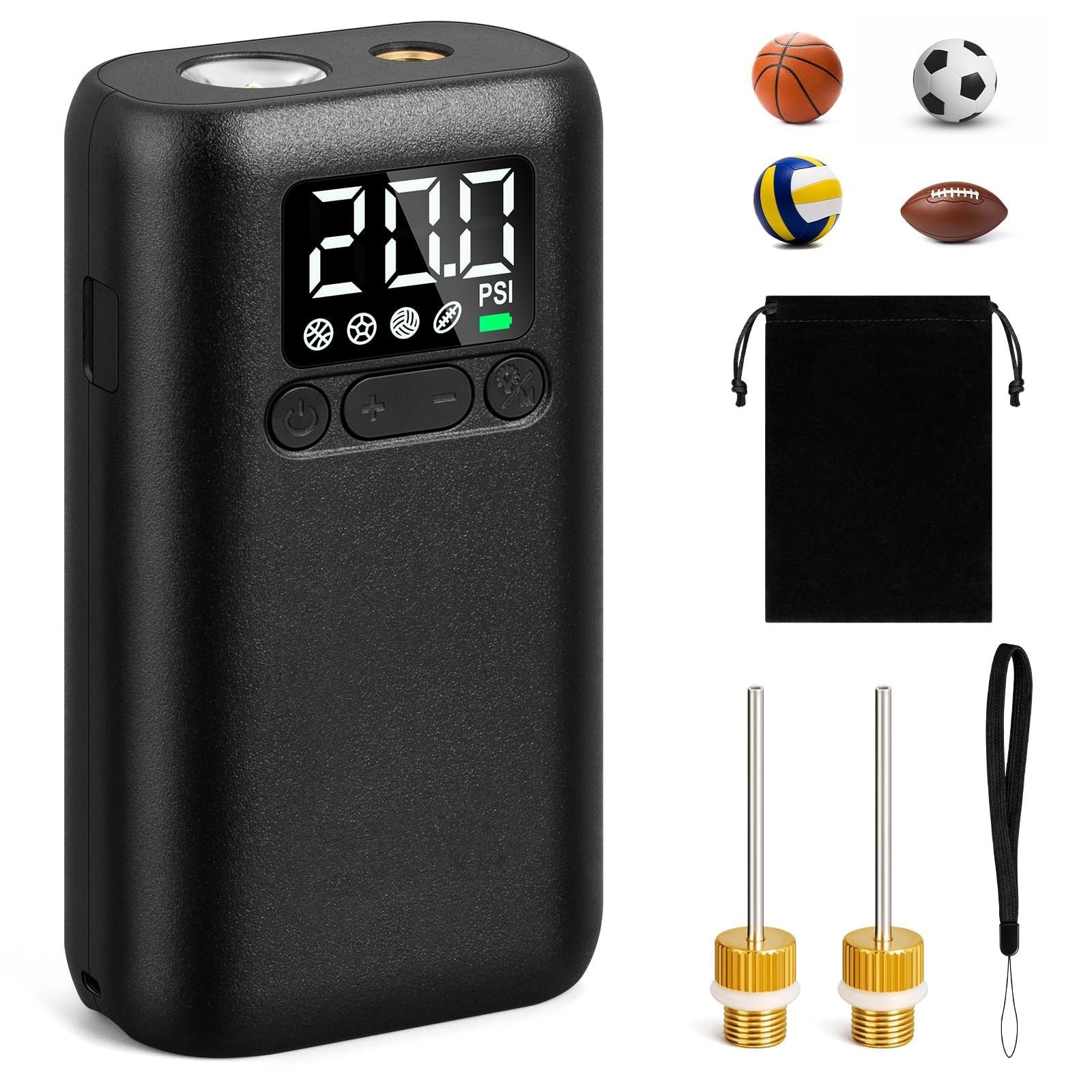 Automatische Elektrokugelpumpe mit 20 psi -Kapazität, LED