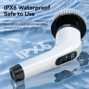 Wiederaufladbare elektrische Schrubber mit 7 vielseitigen Bürstenköpfen 4