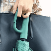 Windbeständiger automatischer Klappschirm mit großem Schnallengriff-kompakt und dauerhaft 3