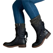 Winterstiefel mit niedrigem Absatz für Damen | Bequemes und warmes Design 8