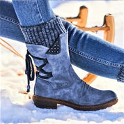 Winterwarm | Stiefel mit Schnürung hinten 0