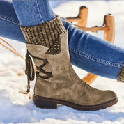 Winterwarm | Stiefel mit Schnürung hinten 7