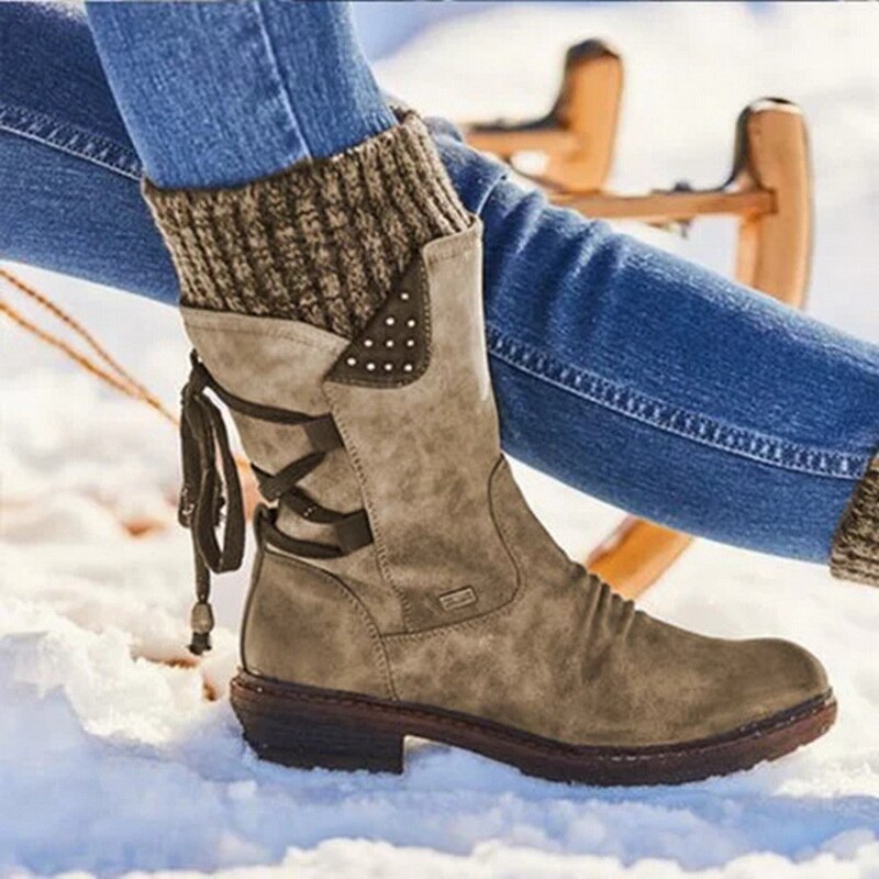 Winterwarm | Stiefel mit Schnürung hinten 7