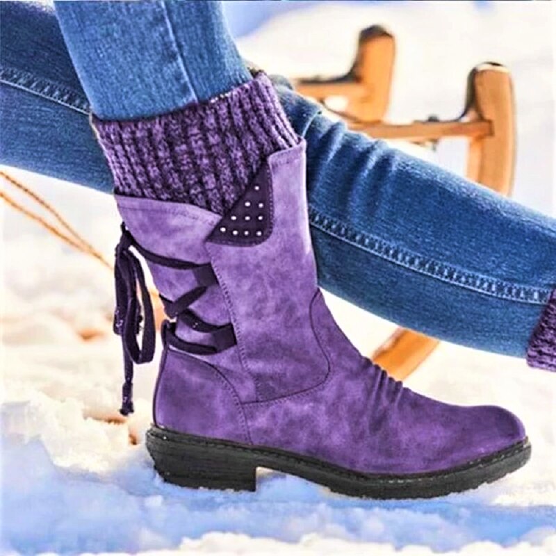Winterwarm | Stiefel mit Schnürung hinten 8