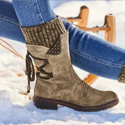 Winterwarm | Stiefel mit Schnürung hinten 9