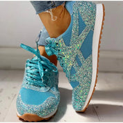 Kinsley | Modische Funkelnde Glitzersneaker