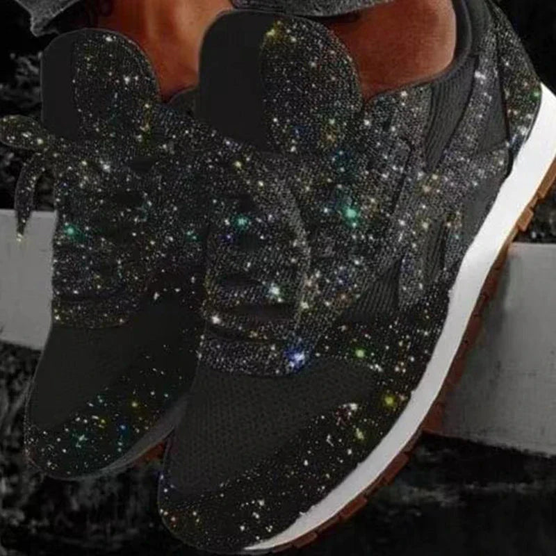 Kinsley | Modische Funkelnde Glitzersneaker