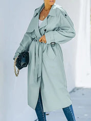 Brigitte | Eleganter Doppelreihiger Damen-Trenchcoat