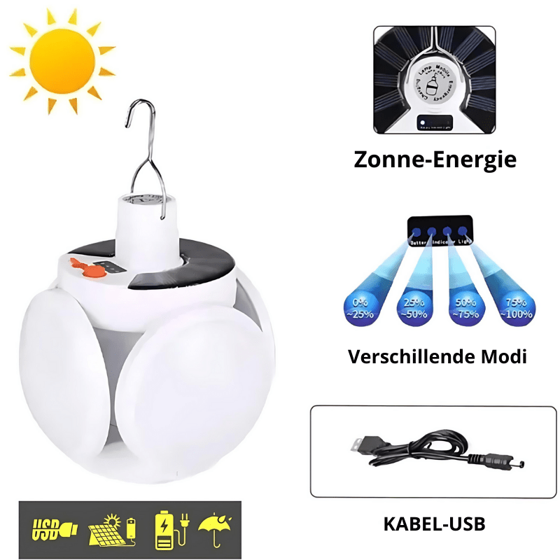 Zonne-Energie-Buitenlamp (LED) 7