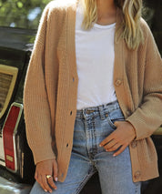 Lena | Exquisite Kaschmirmischung Strickjacke für Klassische Eleganz