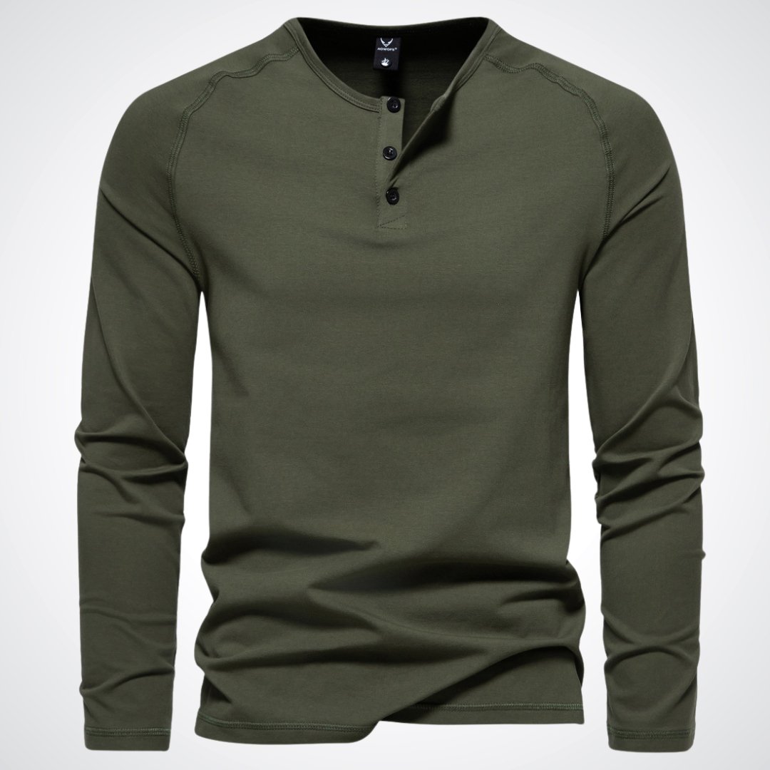 Noah | Modernes Herren-Henley-Shirt für Lässigen Stil