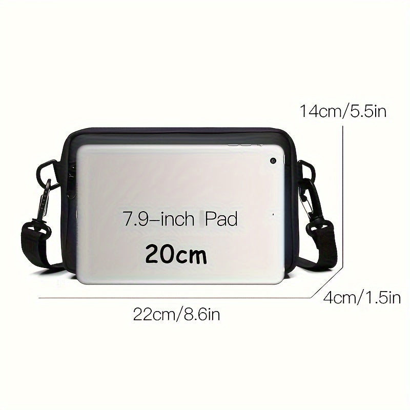 Max | Nylon Schultertasche mit mehreren Fächern