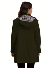 Talya | Stilvolle Damen Hoodie Mantel mit Taschen