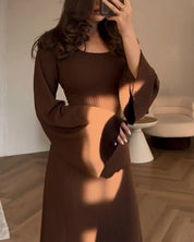 ALLYSON | Elegantes Langarmkleid