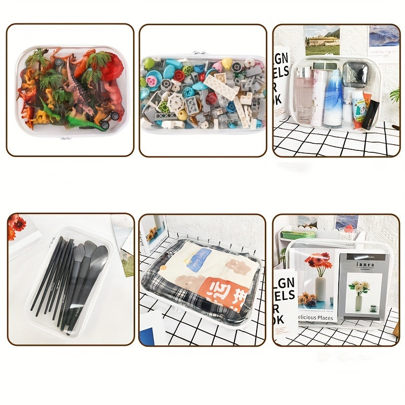 Ensley | Elegantes, Praktisches und Organisiertes Transparente Taschen-Set