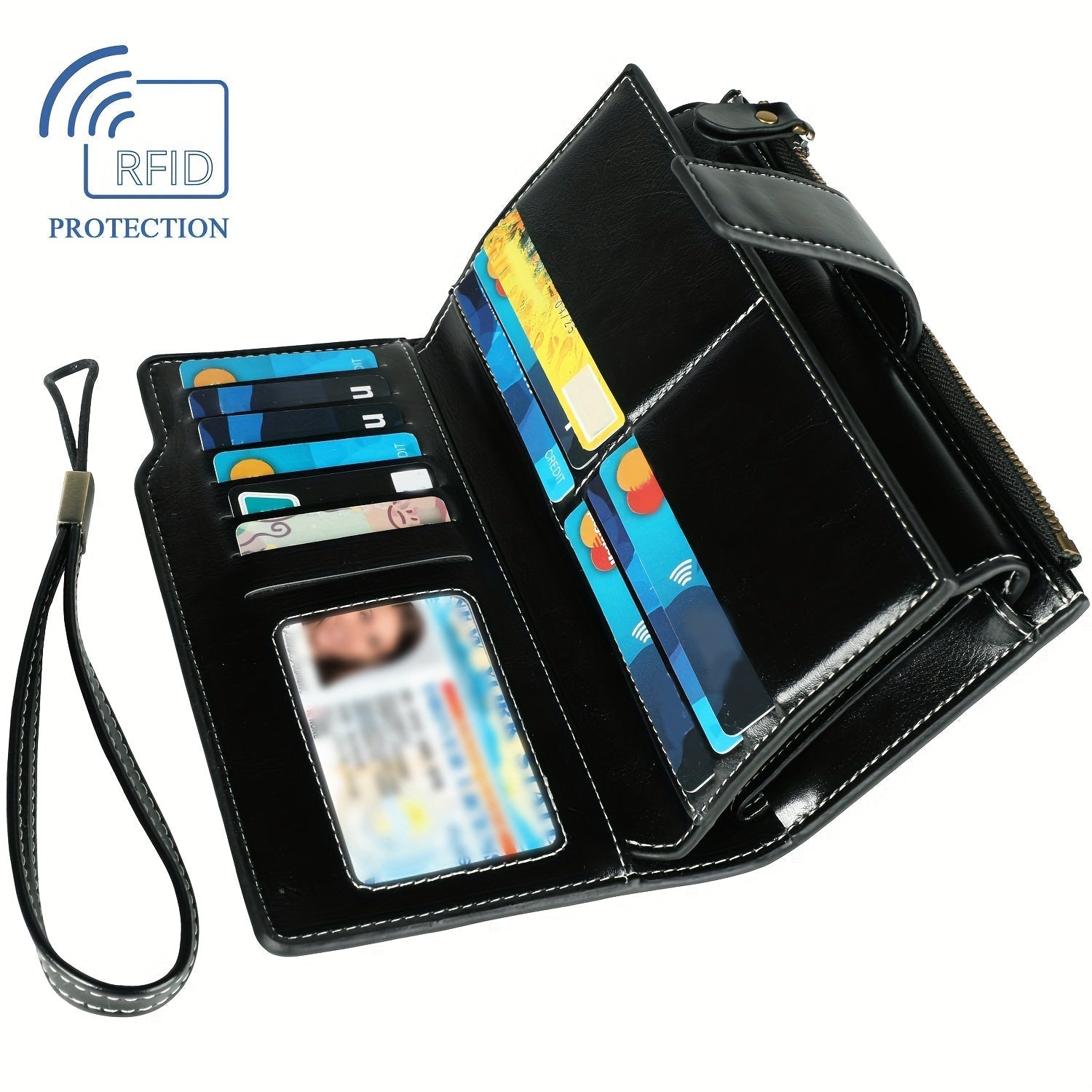 Dulce | RFID-sichere Reisetasche | Mehrfachfach Vintage Clutch