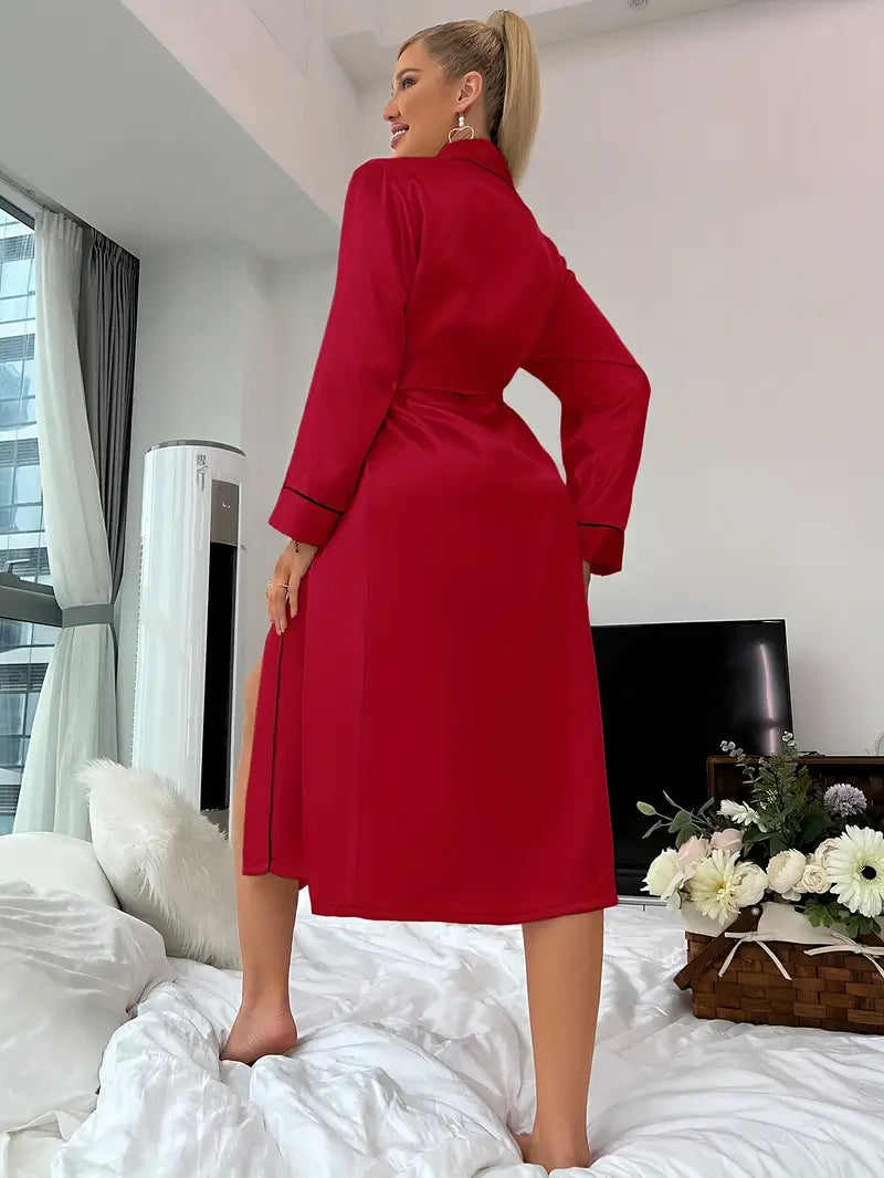 Angelika | Elegantes Satin Nachthemd für Damen