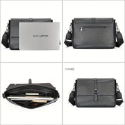 Tom | Leder Messenger Umhängetasche