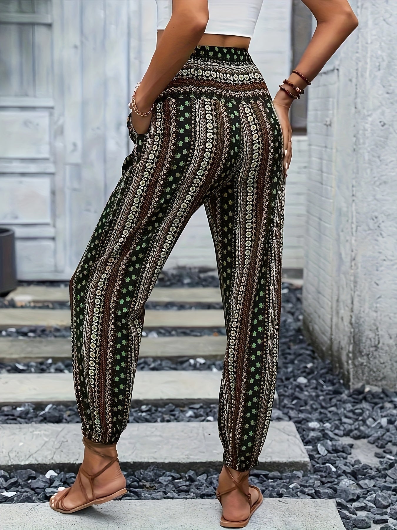 Amelie | High-Waist Hose – Boho-Chic für Deine Garderobe
