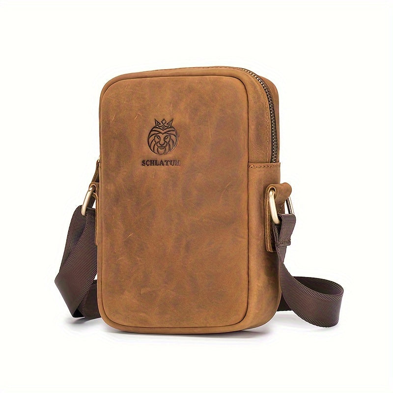 Noah | Leren Schultertasche von Premium-Qualität