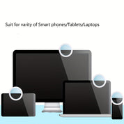 LED -Selfie -Ringlicht mit wiederaufladbarem Akku - Perfektes Kreislicht für Make -up und Fotografie, kompatibel mit Telefonen und Computern-6