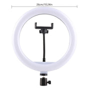 10 -Zoll -LED -Ringlicht mit einstellbarem Stativ und Telefonhalter - ideal für Make -up, Fotografie und Vlogging-3