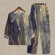 Laila | Zeitgemäßes Top und Hose Set - Müheloser Stil & Passform